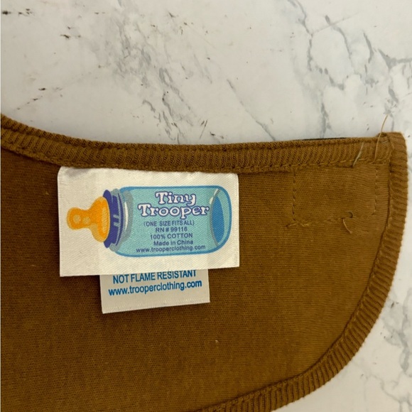 Tiny Trooper Army Future Recruit Baby Bib Camo Camoflauge Cotton Green C2​ - Picture 5 of 5